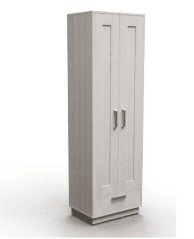Шкаф для одежды 2-х дверный ЛДСП Визит 6 фасад Квадро