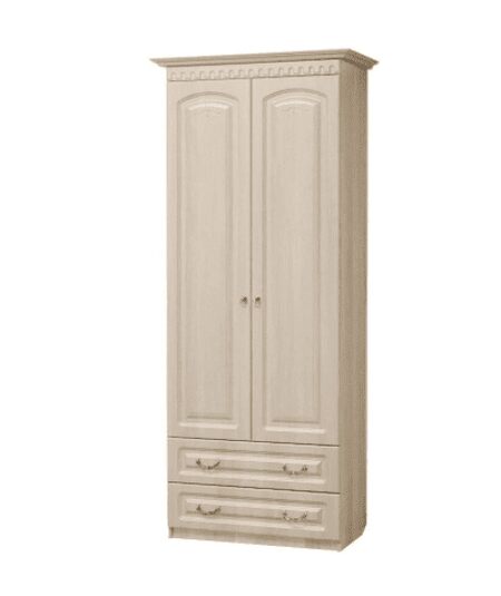 Шкаф 2-х дверный с ящиками для платья МДФ Гармония 4